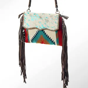 American Darling Hide Fringe Blanket Purse