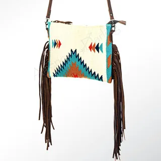 American Darling Hide Fringe Blanket Purse