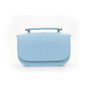 Aura Handmade Leather Bag - Baby Blue