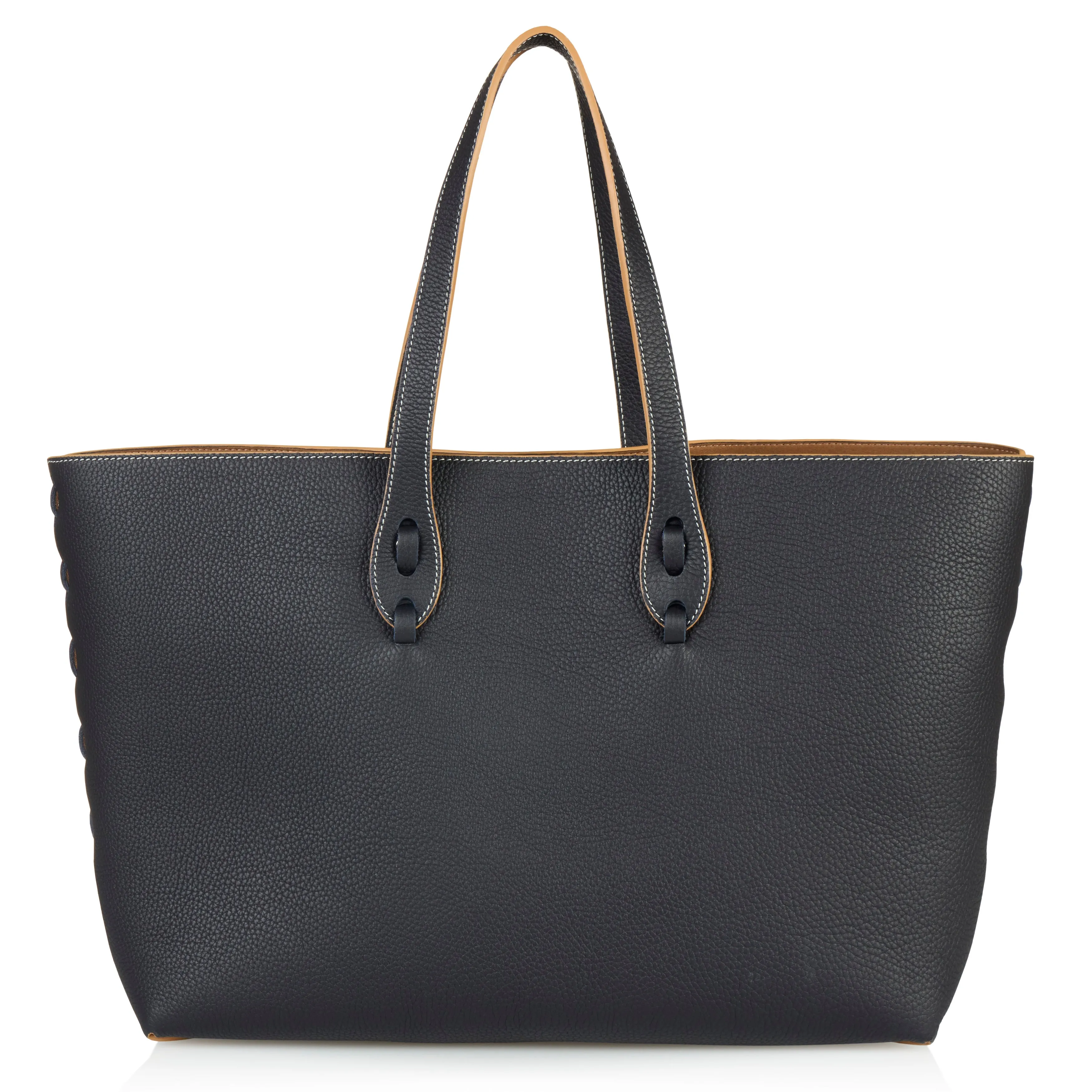 Bull Leather Tote Bag - Medium