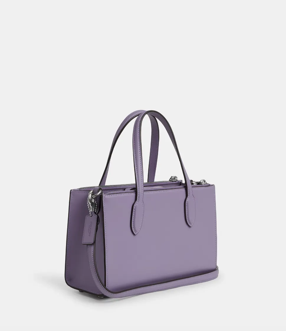 Coach Nina Small Tote In Light Violet