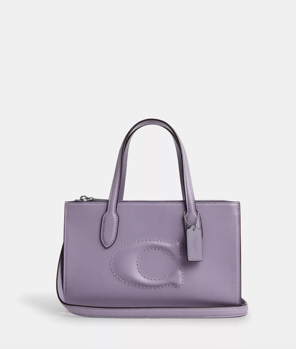 Coach Nina Small Tote In Light Violet