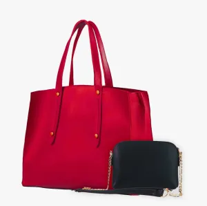 CREW TOTE RED 2Pcs Set