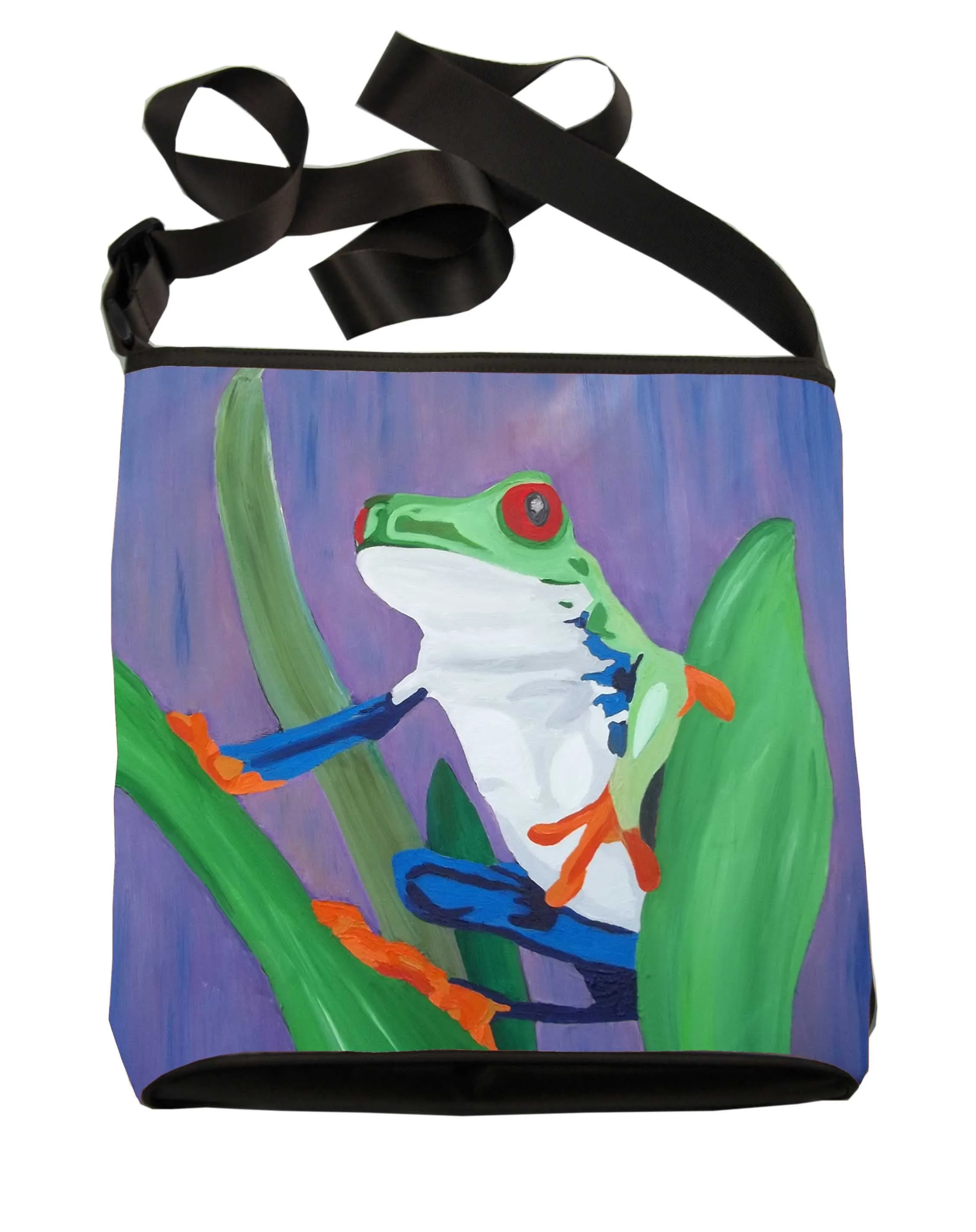 Frog Large Cross Body Bag- Kaleidoscope