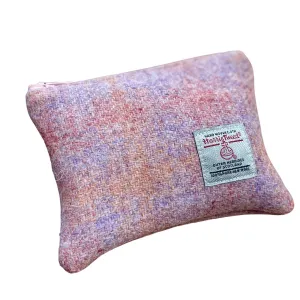 Harris Tweed Coin Purse - Pastel Pink Check