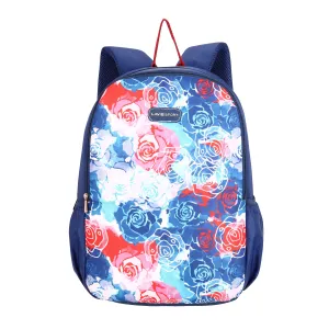 Lavie Sport Rose - 17.5" 26 Litres Casual Backpack | School College Bag For Boys & Girls Navy