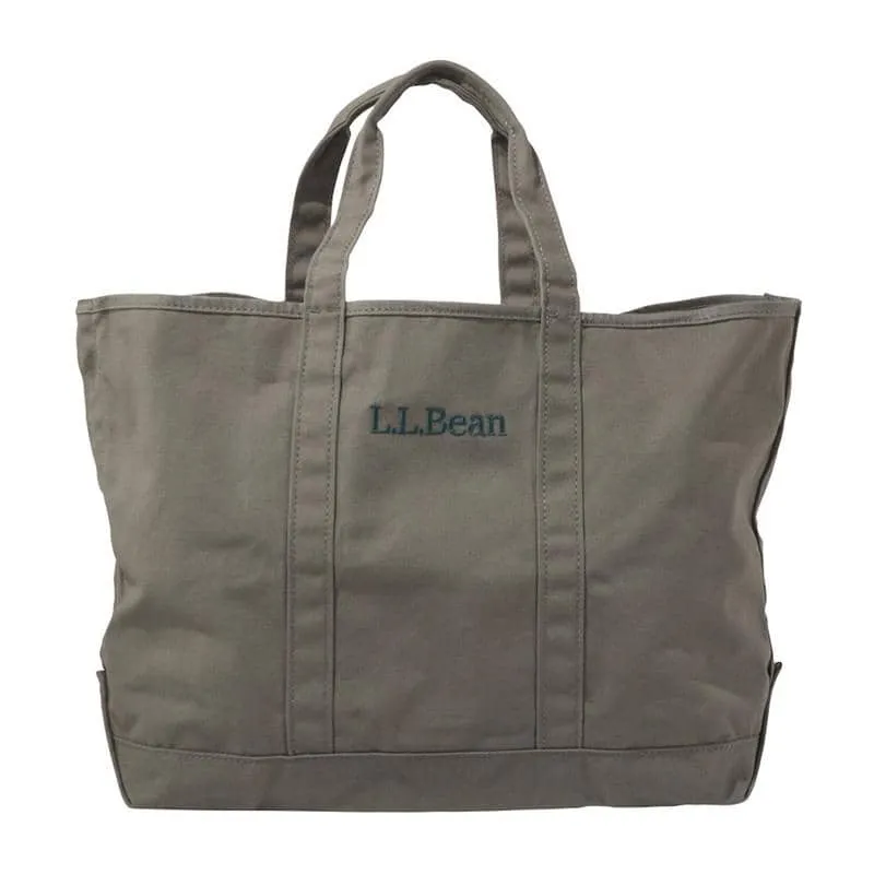 LL Bean Plain Canvas Tote Green