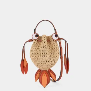 Raffia Goldfish Mini Cross-body