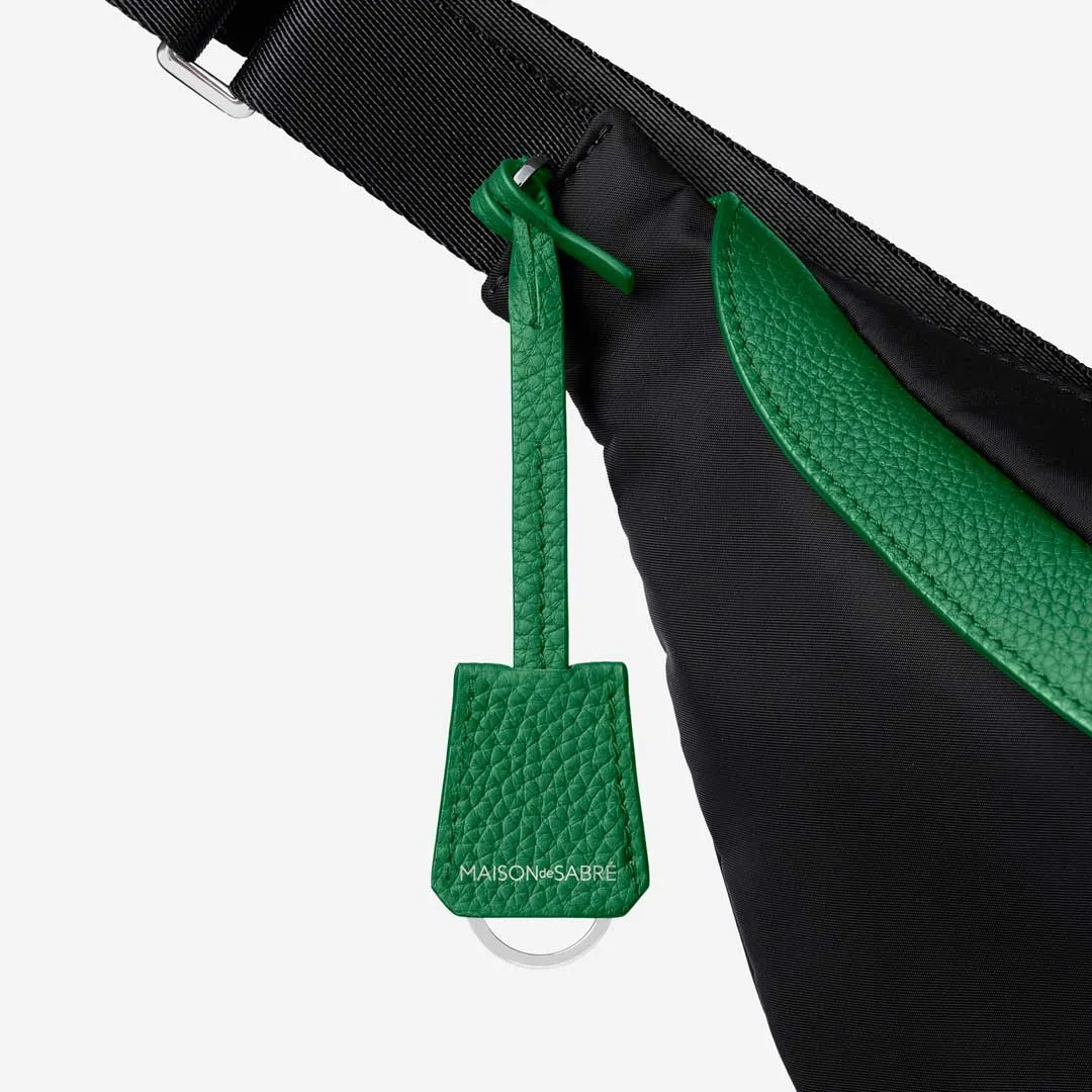 The Resilon™ Nylon Sling Bag - Emerald Green